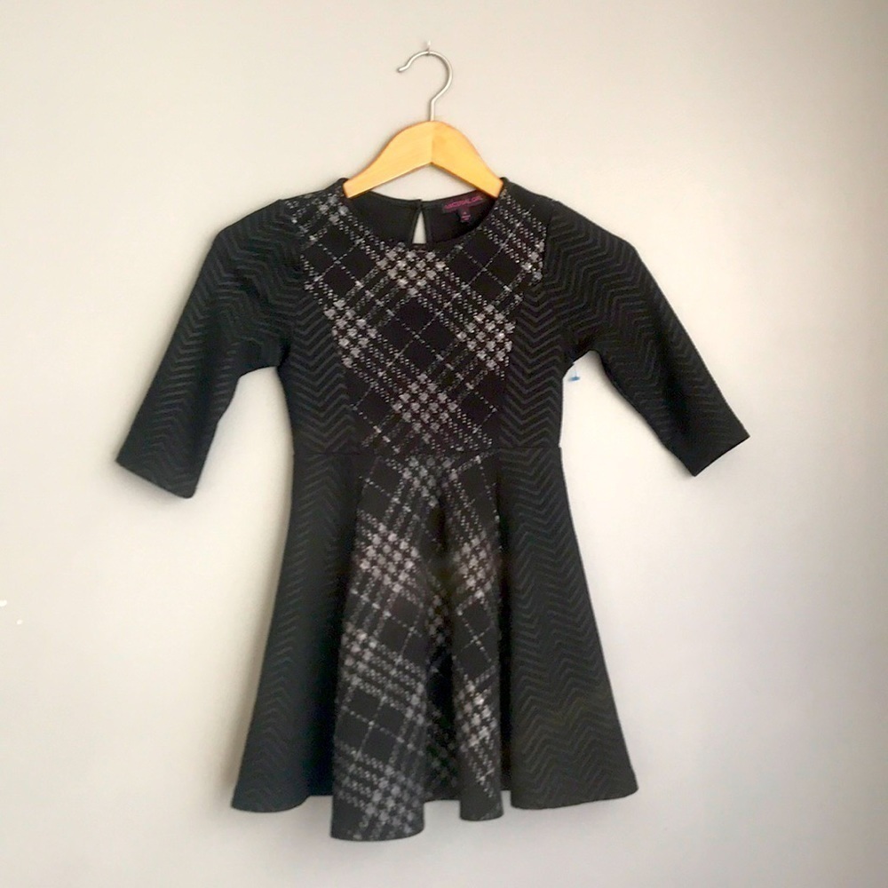 MATERIAL Girl 3/4 Sleeve Fit and Flare Dress